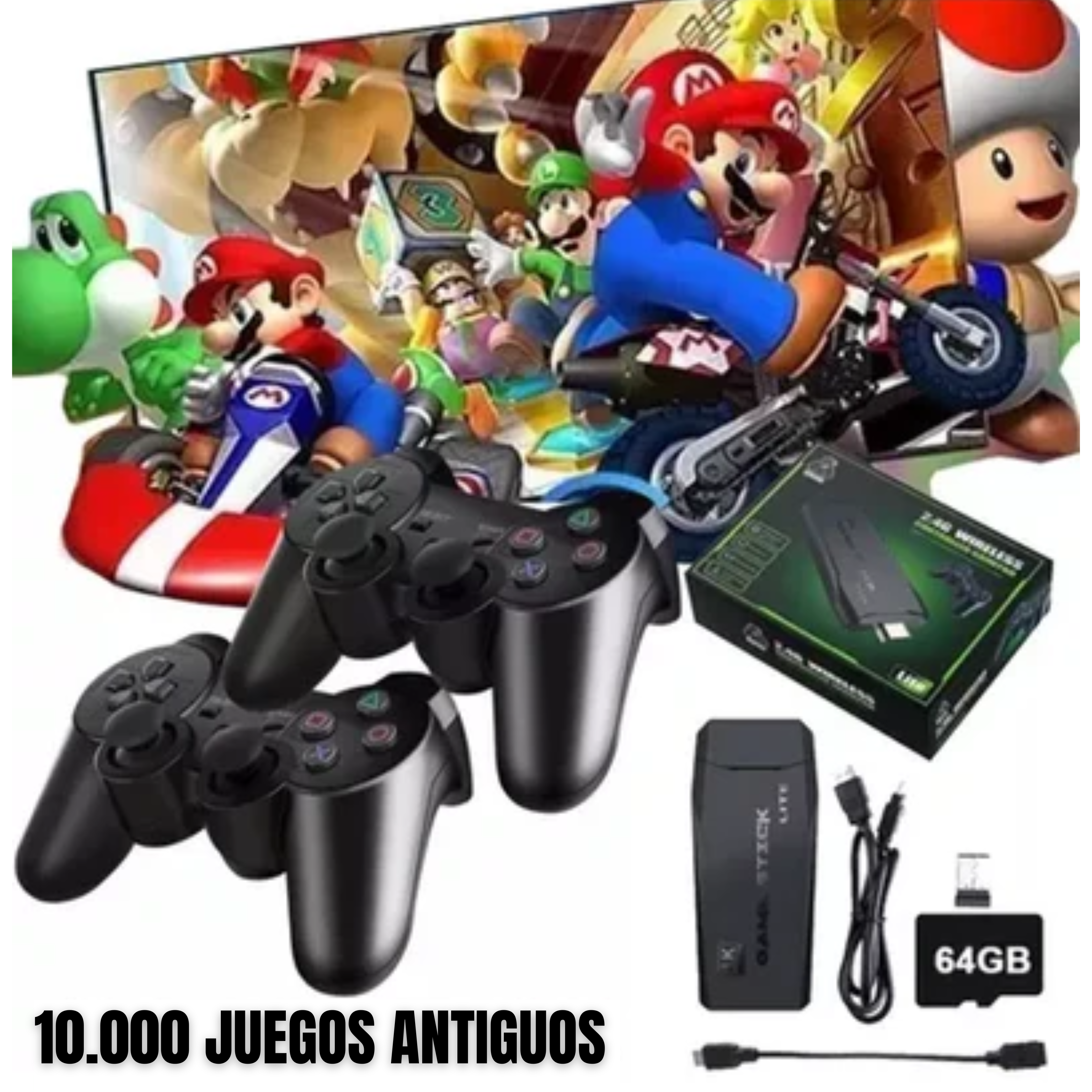 NINTENDO RETRO HDMI 10.000 JUEGOS